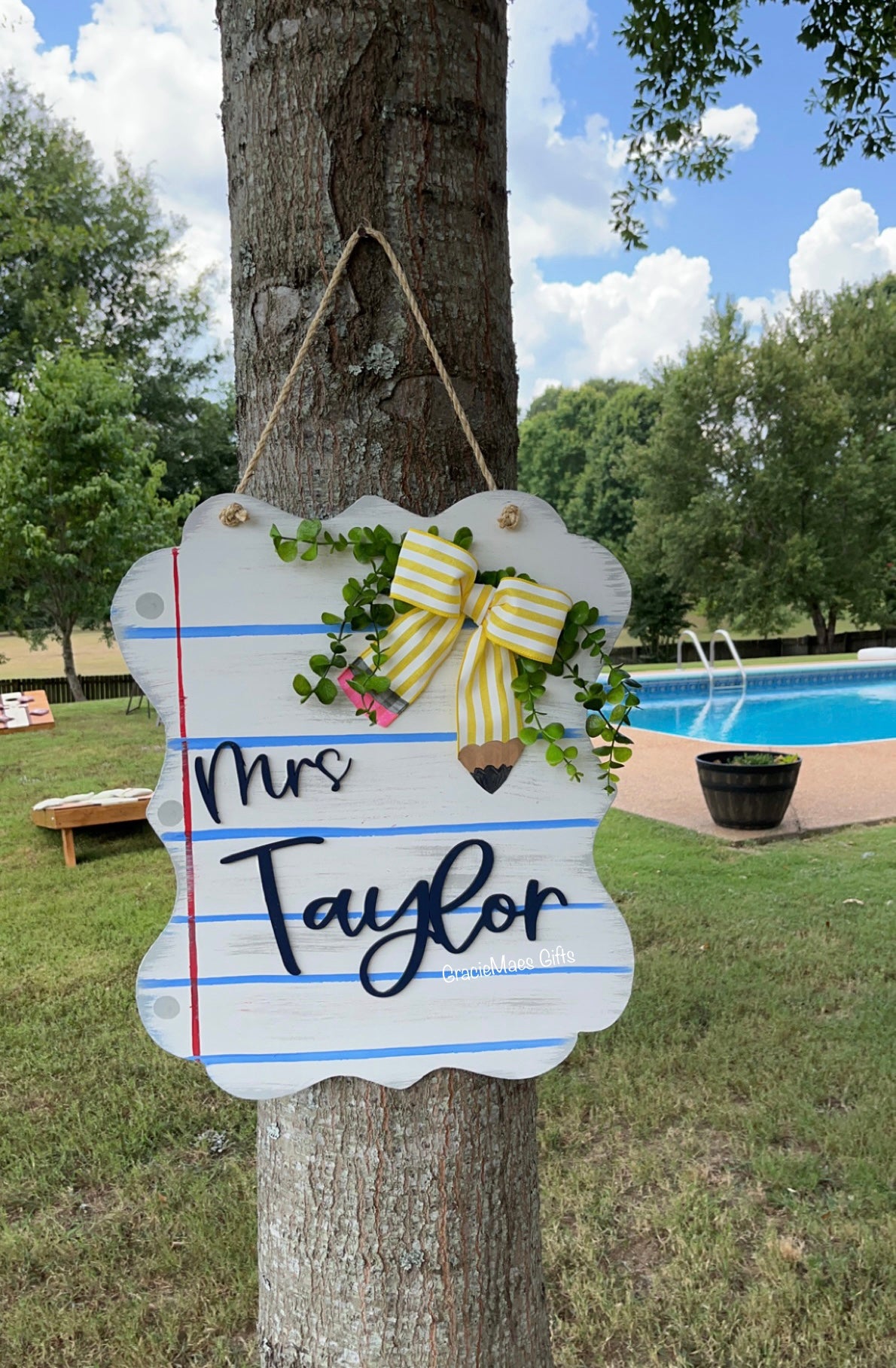 Teacher Paper Quatrefoil