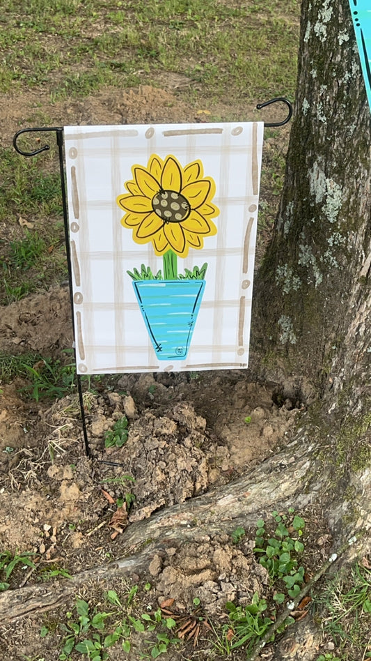 August Sunflower - Garden Flag