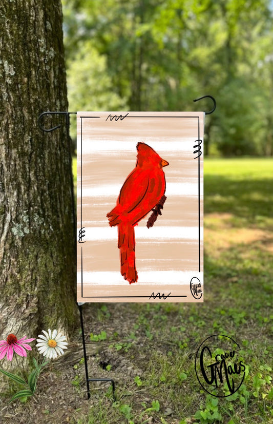 Redbird Garden Flag
