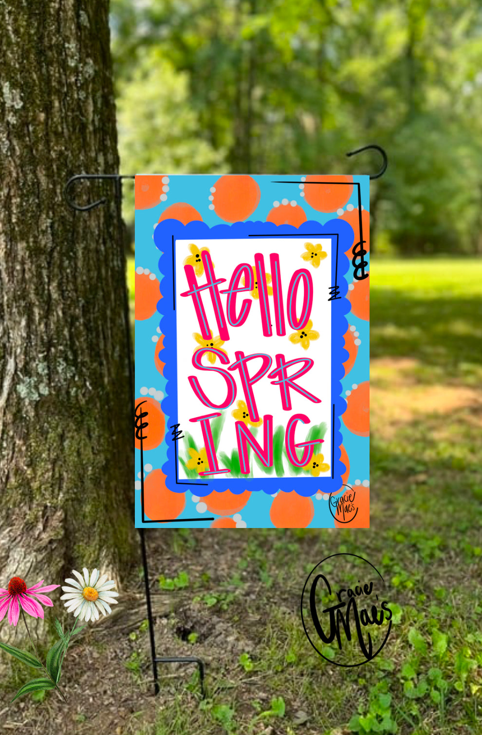 Hello Spring - Garden Flag