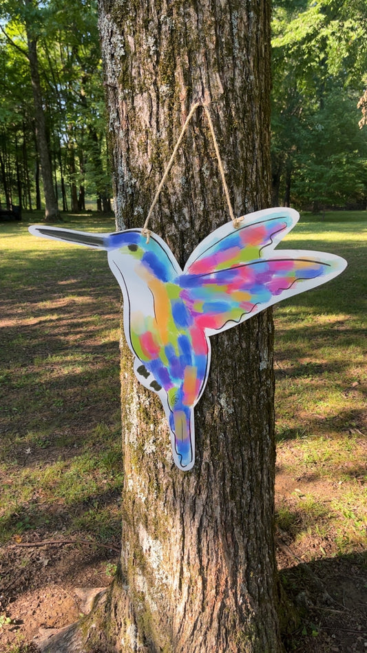 Humming Bird Door Hanger