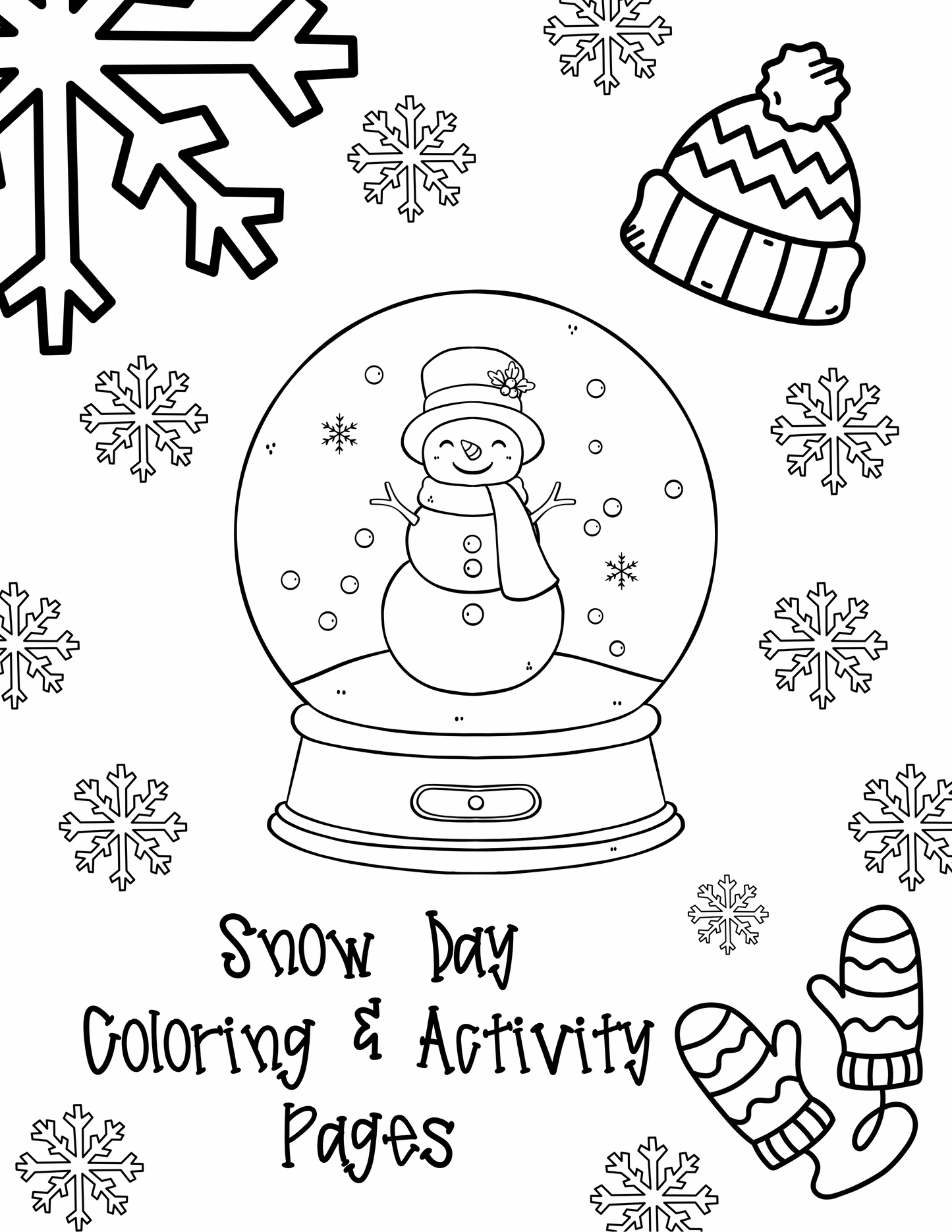 Snow Day Digital Download