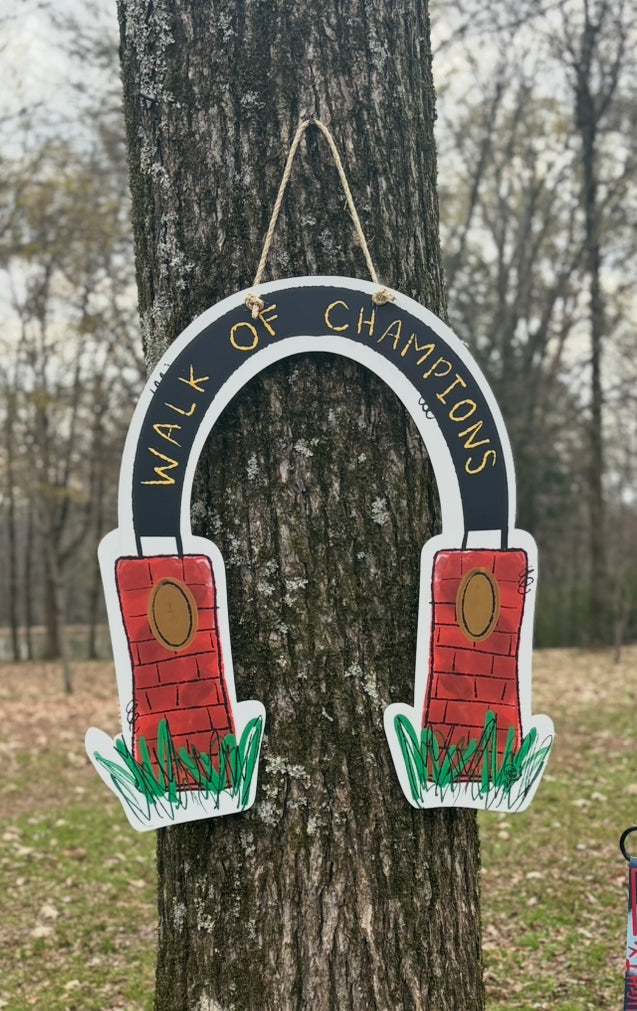 Walk of Champions Door Hanger