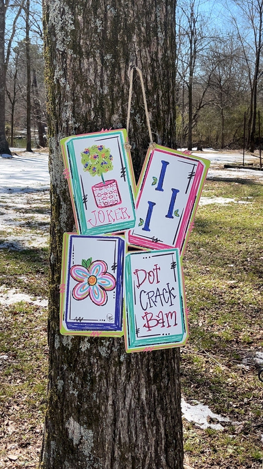 Mahjong Door Hanger