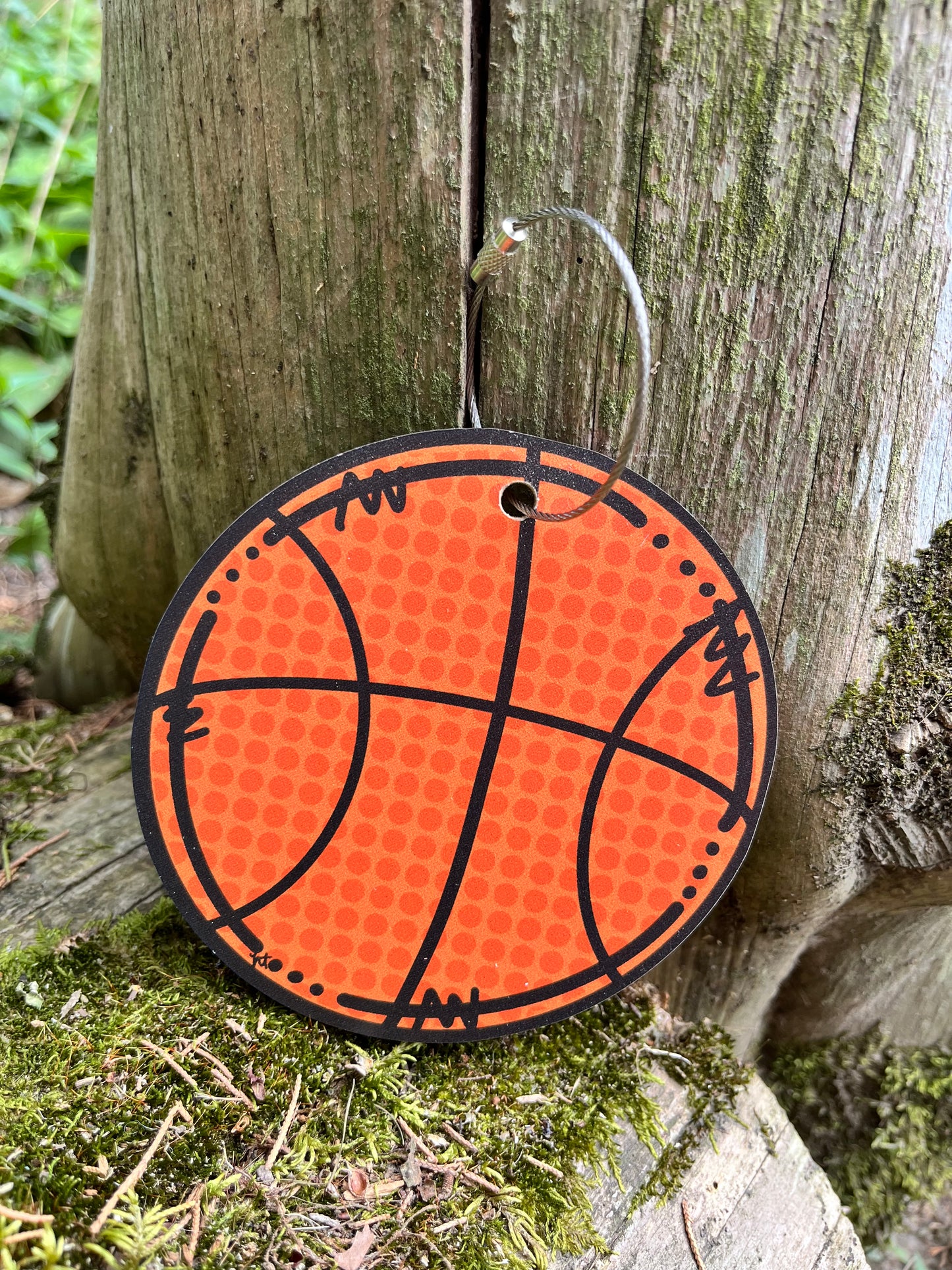 Basketball Bag Tag