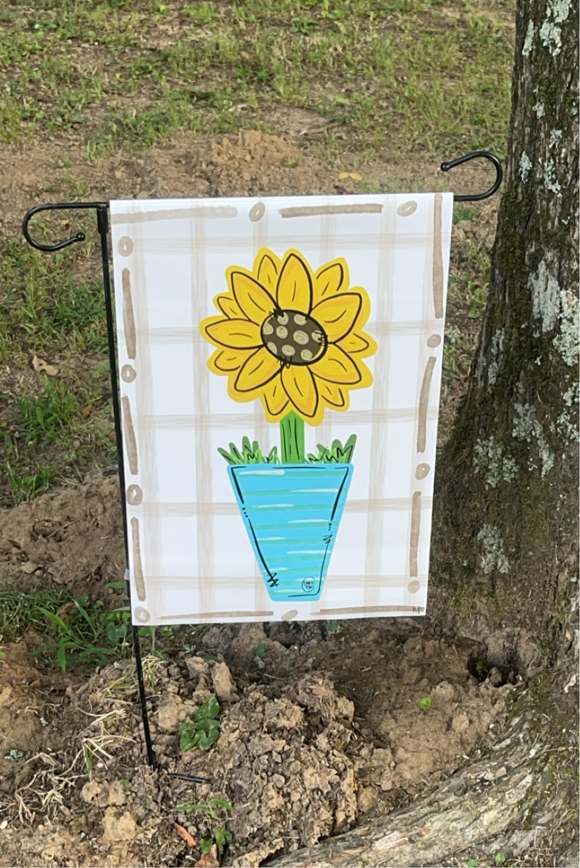 August Sunflower - Garden Flag